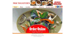 Desktop Screenshot of prikthaikitchen.com